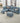 L shape Modular Sectional Sofa,DIY Combination,includes Three Single Chair ,Two Corner and Two Ottoman,Navy BlueMUTUKISPACE