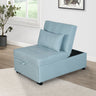 Folding Ottoman Sofa Bed (Green)MUTUKISPACE
