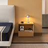 Minimalist Solid Wood Nightstand Modern Simple Design Home Bedroom Natural Wood Style Bedside Cabinet White Storage Unit inner - cyctg - nightstandMUTUKISPACE