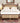 Queen Pine Wood Bed Frame with Rattan Headboard & Footboard and Reinforced Platform SupportMUTUKISPACE