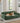 Elevated Dog Sofa Bed in Olive Green - Large Linen Pet Couch