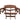 6 - Person Outdoor Circular Wooden Picnic Table 3 Built - in Benches, 1720lb Capacity (Brown)MUTUKISPACE