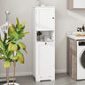 One - Compartment One - Door Tilt - Out Laundry Sorter Cabinet - WhiteMUTUKISPACE