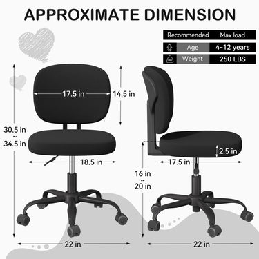 Comfortable 3D Mesh Study Chair: Adjustable & 360° Swivel FU01080MUTUKISPACE