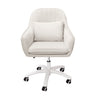 Adjustable Desk Chair: Velvet Fabric & 360° Swivel FU01118MUTUKISPACE