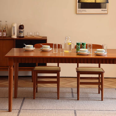 Elegant Natural Cherry Wood Table - Timeless Design & High - Quality Craftsmanship Hersa - 1620MUTUKISPACE