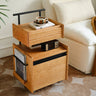 Natural Cherry Wood Side Table - Elegant and Timeless Design Hersa - 1629MUTUKISPACE