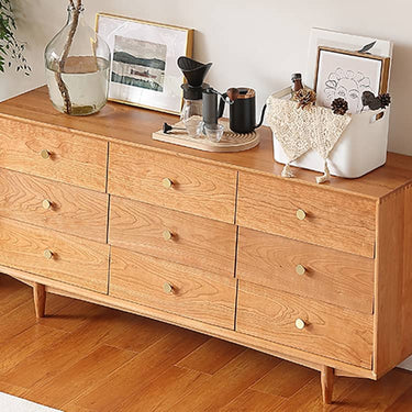 Premium Handcrafted Natural Cherry and Beech Wood Cabinet - Elegant and Durable Storage Solution Hersa - 1636MUTUKISPACE