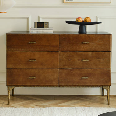 Stunning Red Oak Cabinet - Premium Craftsmanship in Rich Brown Finish Hersa - 1637MUTUKISPACE