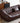 Luxurious Dark Brown Leather Sofa - Genuine Comfort with Faux Leather Durability Hersa-1649