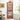 Oak Lighted Corner Glass Display Cabinet, Curio and Wine Cabinet with Adjustable Glass Shelves and Carved Detailing, Light IncludedMUTUKISPACE