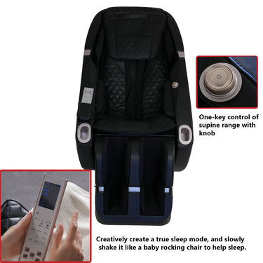 SL type pulley guide - durable leather - 2D motor - massage manipulator - Space Saver Design - Track Sliding Zero Gravity Multifunction Massage ChairMUTUKISPACE