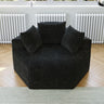 54''L Chenille foam single sofa,No Assembly Required,Fluffy Modern Sleeper Chair for Living room, Bedroom, Lounge and Projection RoomMUTUKISPACE