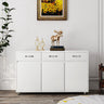 Three Doors Side Table - WhiteMUTUKISPACE