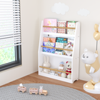 3 Tier Kids Book Shelf,Kids Book Rack, Helps Keep Bedrooms, Playrooms, and Classrooms Organized,White