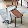 Natural Oak Wood Dining Bench Bed Bench for Dining Room, BedroomMUTUKISPACE
