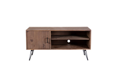 Simple, Modern, Vintage Reclaimed Wood TV Stand Media Table for Living RoomMUTUKISPACE