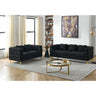3 - seater + 2 - seater Combination sofa.BLACK teddyMUTUKISPACE