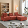 L - Shape Modular Sectional Sofa, DIY Combination, ChenilleMUTUKISPACE