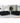 79" Chesterfield Sofa Black Velvet for Living Room, 3 Seater Sofa Tufted Couch with Rolled Arms and Nailhead for Living Room, Bedroom, Office, Apartment, 3S+3SMUTUKISPACE
