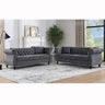 3 - seater + 3 - seater Combination sofa.Grey Velvet(W834S00062)MUTUKISPACE