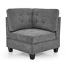 Corner Sofa for Modular Sectional,Grey Chenille (31.5"x31.5"x36.5")MUTUKISPACE