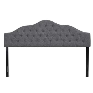 Upholstered Headboard, Adjustable Headboards for King Size Bed, Modern Breathable Fabric with buttons, Adjustable Height from 55.9" to 63.78", Grey LinenMUTUKISPACE