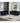 3 - seater + 2 - seater Combination Sofa Tufted Couch with Rolled Arms and Nailhead for Living Room, Bedroom, Office, Apartment, four pillowsMUTUKISPACE