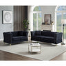 3 - seater + 2 - seater Combination Sofa Tufted Couch with Rolled Arms and Nailhead for Living Room, Bedroom, Office, Apartment, four pillowsMUTUKISPACE