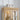 Lighted Glass Display Cabinet with Wood Frame – Curio and Wine Storage Cabinet for Living Room or Kitchen, Light Oak FinishMUTUKISPACE