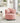 Velvet Upholstered Swivel Chair for Living Room, with Button Tufted Design and Movable Wheels, Including 3 Pillows, PinkMUTUKISPACE