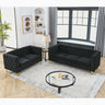 3 - seater + 2 - seater Combination sofa.BLACK VELVETMUTUKISPACE