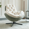 Pile Personal Chair Fabric Reclining Chair Beige Yellow Green dlo - 017 - chairMUTUKISPACE