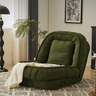 Corduroy Floor Sofabed Green Beige Caramel dlo - 024MUTUKISPACE