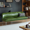 1 seater 2 seater sofa 3 seater sofa pu leather bench sofa green black black orange dlo-059-sofa