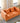 60Inch Oversized 2 Seater Sectional Sofa, Living Room Comfort Fabric Sectional Sofa - Deep Seating Sectional Sofa, Soft Sitting with 2 Pillows for Living Room,Bedroom,Office,Orange teddy(W834S00031)MUTUKISPACE