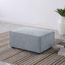 modular sofa Grayish blue chenille fabric, simple and grand, the seat and back is very soft. this is also a KNOCK DOWN sofaMUTUKISPACE