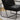 Modern Metal Framed Armchair with Black Technical Leather, Stylish & Comfortable Indoor Lounge Accent Chair for Living Room, Office,BedroomMUTUKISPACE