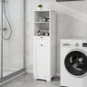 One - Compartment One - Drawer Tilt - Out Laundry Sorter Cabinet - WhiteMUTUKISPACE