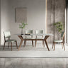 Elegant Solid Wood Microfiber Leather Chair - Stylish & Durable Seating for Modern Living faml - 2619 - chMUTUKISPACE