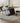 Modern Table with Sintered Stone Top, Carbon Steel Frame, and Microfiber Leather Finishing faml - 2620MUTUKISPACE