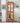 Oak Lighted Glass Curio Cabinet, Wood Frame Display and Wine Storage Cabinet with Bulb Included, for Living Room, Kitchen, or PantryMUTUKISPACE