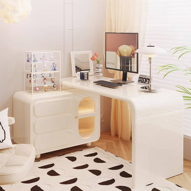 Stylish Beige Pine and Rubber Wood Table with Glass Top fbby - 1375MUTUKISPACE