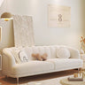Elegant Solid Wood Sofa in Beige, Gray, and Brown Cotton Fabric - Modern and Comfortable fbby - 1401MUTUKISPACE