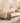Beige Orange Sofa with Solid Wood Frame and Faux Leather Accents - Modern Design with Stainless Steel Legs fbby - 1406MUTUKISPACE