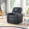 Kids Recliner Chair Black PVCMUTUKISPACE