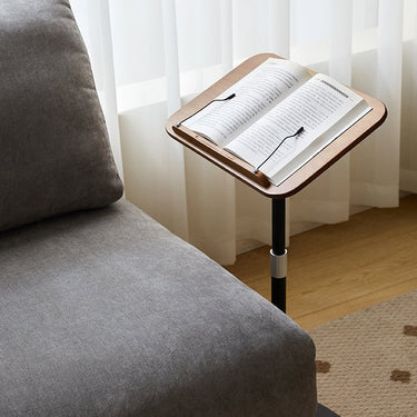 Elegant Natural Black Rubber Wood Side Table for Modern Living Rooms fcp - 1279MUTUKISPACE