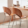 Stylish Light Brown and Black Chair for Modern Living Spaces fcp - 1284MUTUKISPACE