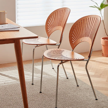 Stylish Light Brown and Black Chair for Modern Living Spaces fcp - 1284MUTUKISPACE
