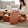 Exquisite Natural Cherry Wood Coffee Table – Timeless Elegance for Your Home Decor fcp - 1318MUTUKISPACE